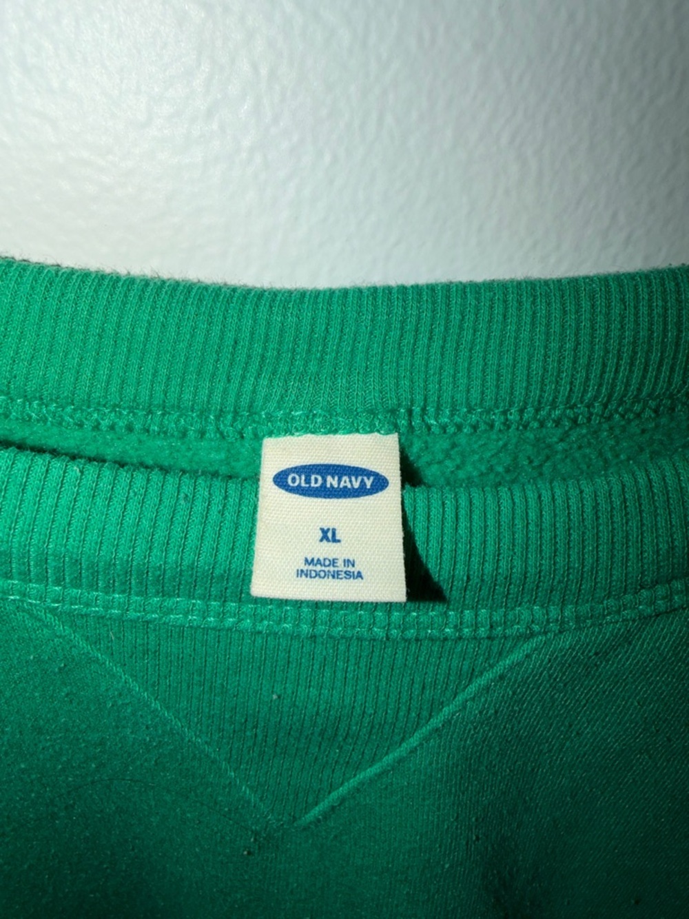 Green Crewneck Women's Sweater - Picture 3 of 3